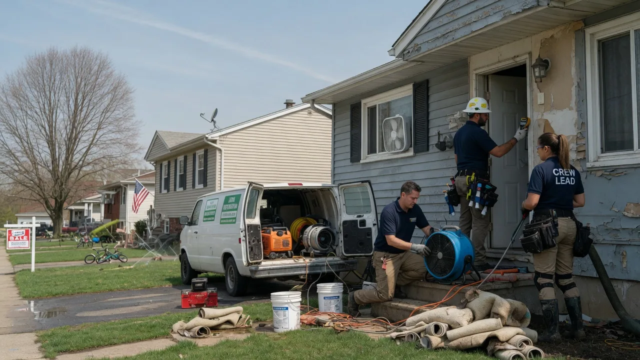 Flood Cleanup in Rochelle, IL near me